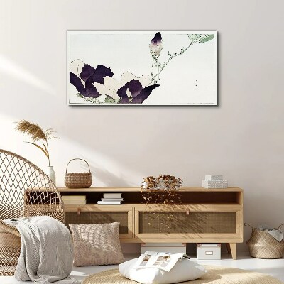 Floral beauty in delicate shades Canvas wall art