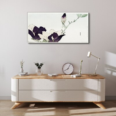 Floral beauty in delicate shades Canvas wall art