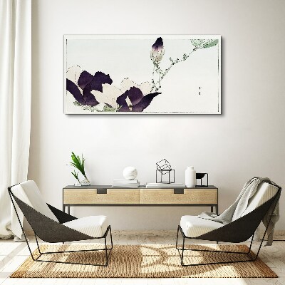 Floral beauty in delicate shades Canvas wall art