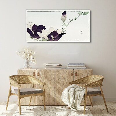 Floral beauty in delicate shades Canvas wall art