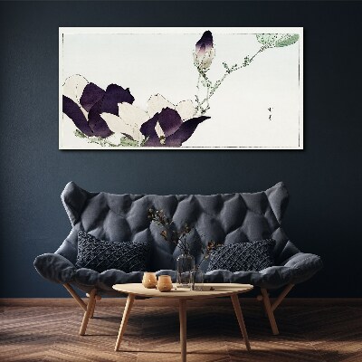 Floral beauty in delicate shades Canvas wall art