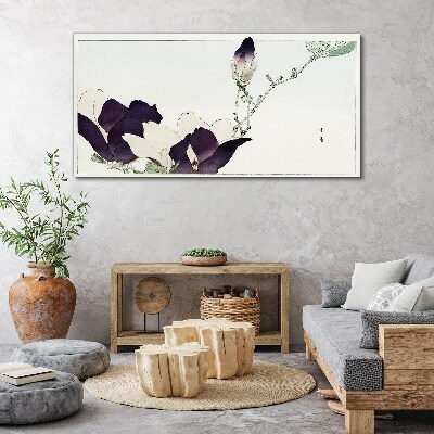 Floral beauty in delicate shades Canvas wall art