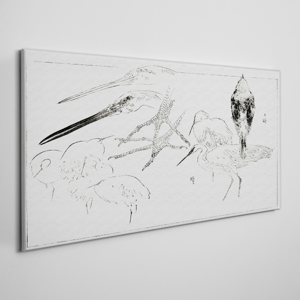 Birds on the move Print on canvas