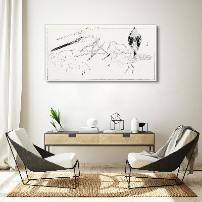 Birds on the move Print on canvas