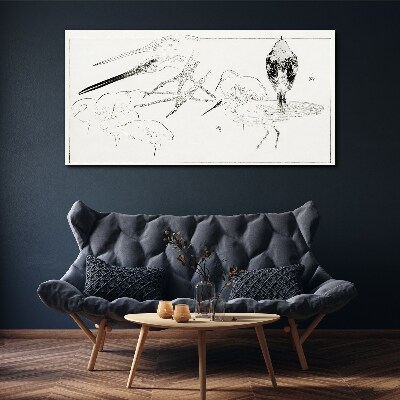 Birds on the move Print on canvas