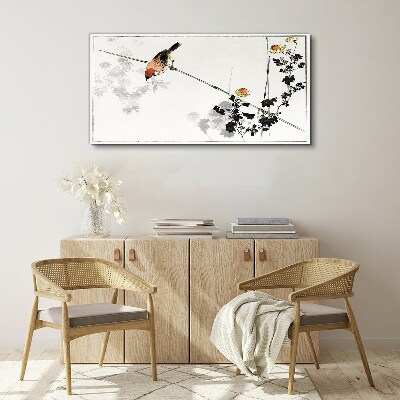 Animal bird sparrow Canvas print