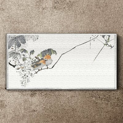 Birds on a branch Canvas wall art