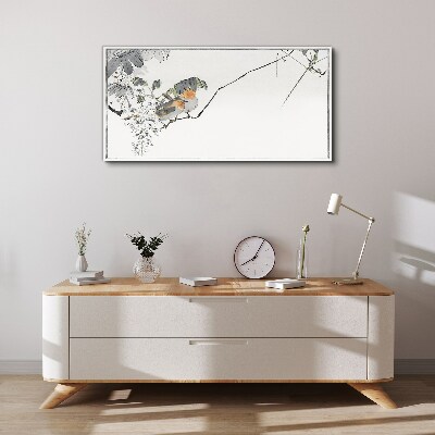 Birds on a branch Canvas wall art