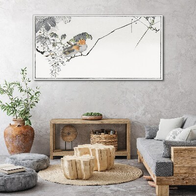 Birds on a branch Canvas wall art