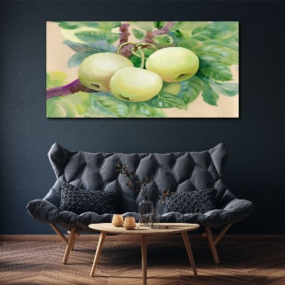 Apple garden in pastel colors Print on canvas