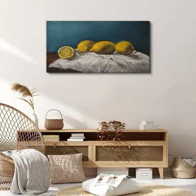 Lemon Peace Canvas wall art