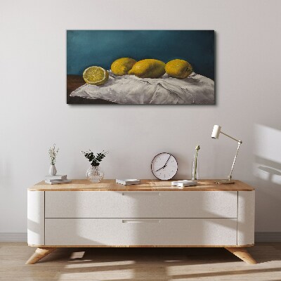 Lemon Peace Canvas wall art