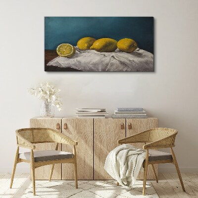 Lemon Peace Canvas wall art