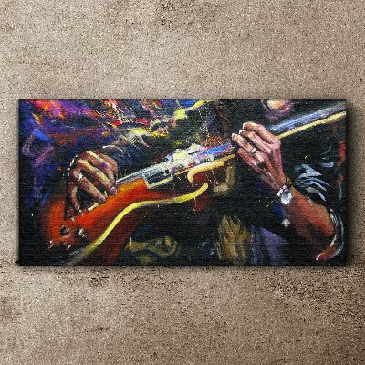 Musical passion in colors Print on canvas