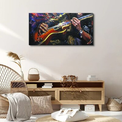 Musical passion in colors Print on canvas