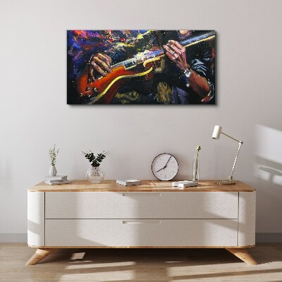 Musical passion in colors Print on canvas