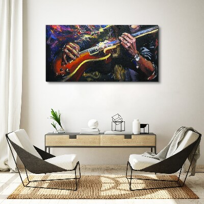 Musical passion in colors Print on canvas
