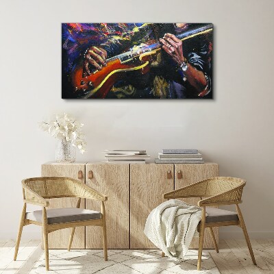 Musical passion in colors Print on canvas