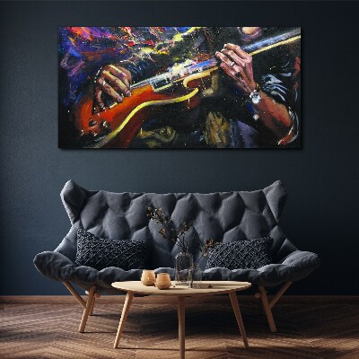 Musical passion in colors Print on canvas