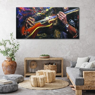 Musical passion in colors Print on canvas