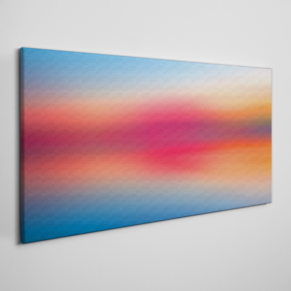 Sunset in pastel shades Canvas wall art