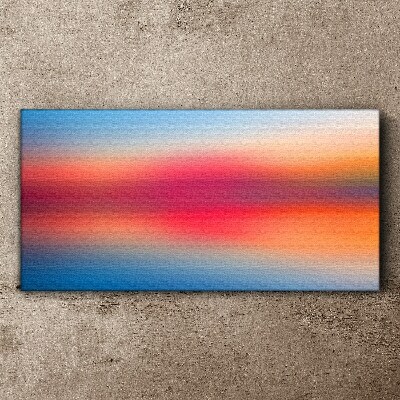 Sunset in pastel shades Canvas wall art