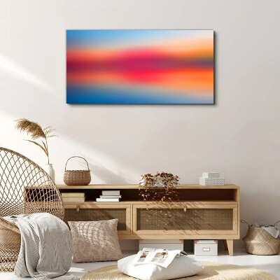 Sunset in pastel shades Canvas wall art