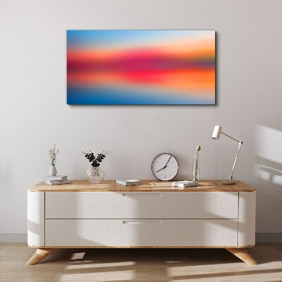 Sunset in pastel shades Canvas wall art