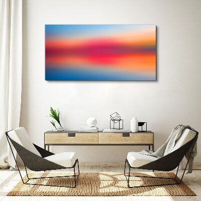 Sunset in pastel shades Canvas wall art