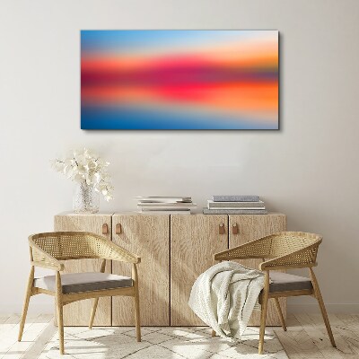 Sunset in pastel shades Canvas wall art