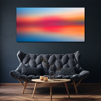Sunset in pastel shades Canvas wall art