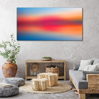 Sunset in pastel shades Canvas wall art