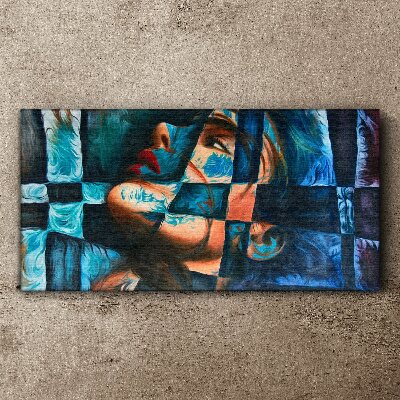 Fragments of emotions in color Print on canvas