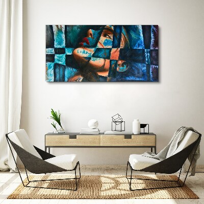 Fragments of emotions in color Print on canvas