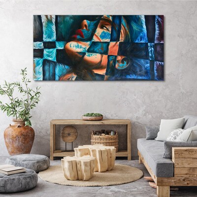 Fragments of emotions in color Print on canvas