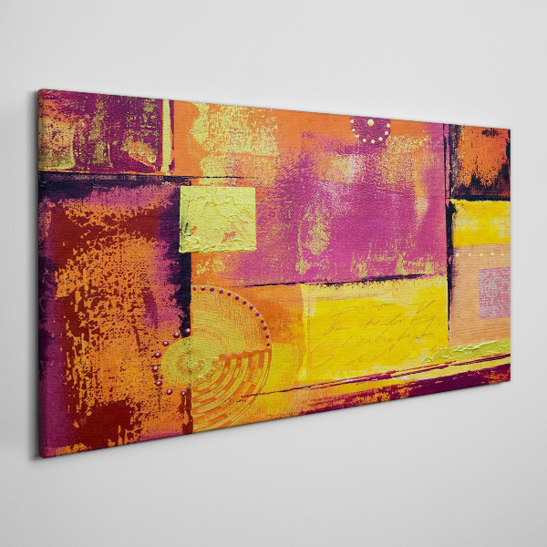 Colorful abstract compositions Print on canvas
