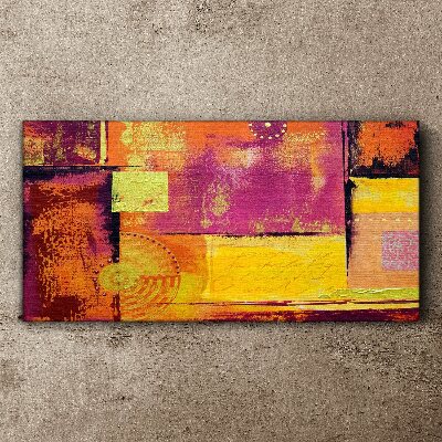 Colorful abstract compositions Print on canvas
