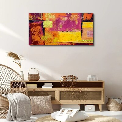 Colorful abstract compositions Print on canvas
