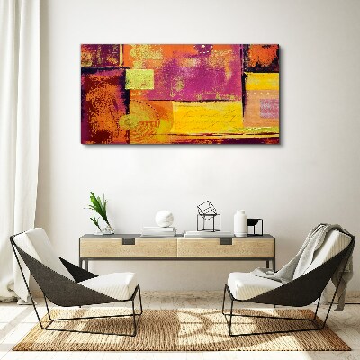 Colorful abstract compositions Print on canvas