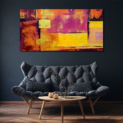 Colorful abstract compositions Print on canvas