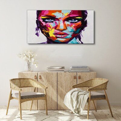 Abstraction women Canvas Wall art