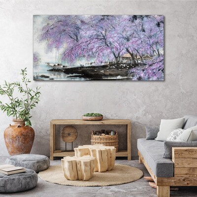 Spring blooming Canvas wall art