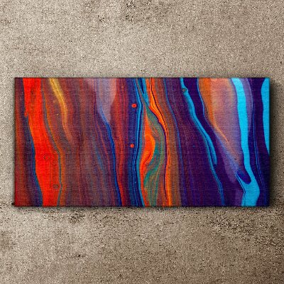 Colorful waves of abstract dance Canvas wall art
