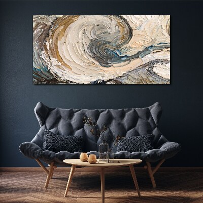 Dynamic color waves Canvas wall art