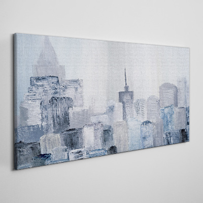 City abstraction Canvas Wall art