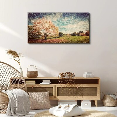 Autumn Alley Canvas wall art
