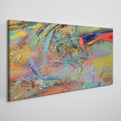 Colorful abstract landscape Canvas wall art