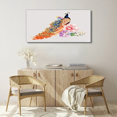 Abstraction animal paw Canvas Wall art