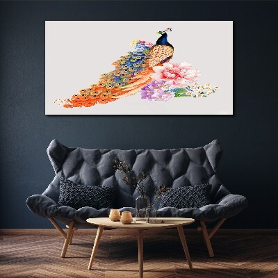 Abstraction animal paw Canvas Wall art