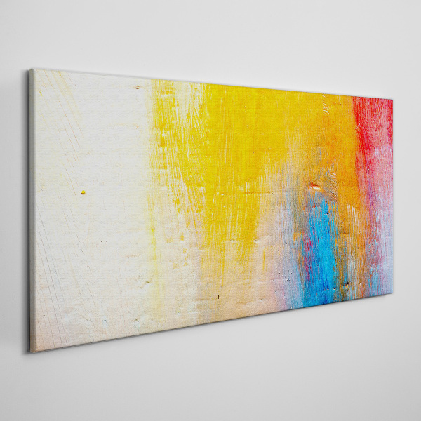 Colorful abstraction on a white background Print on canvas